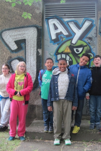 Foto vorm Stromhaus vorher