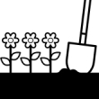 Piktogramm Gartenarbeit